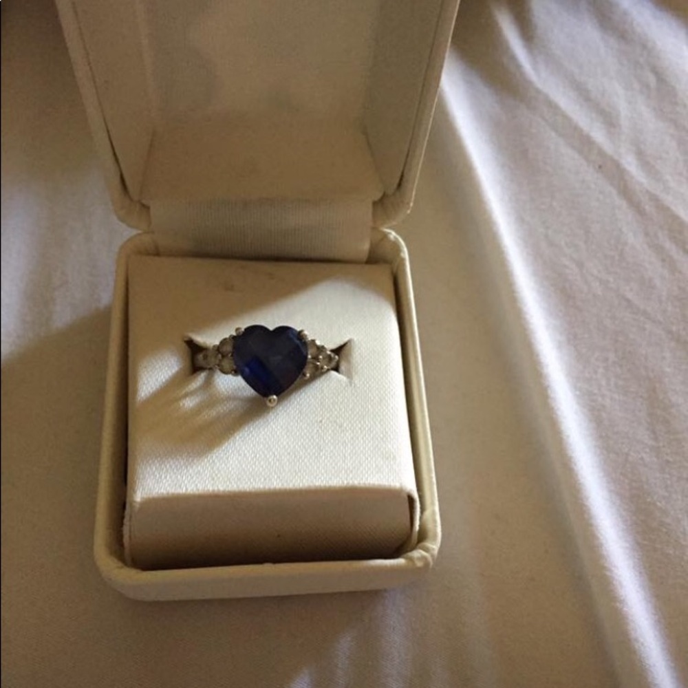 Sterling silver blue topaz